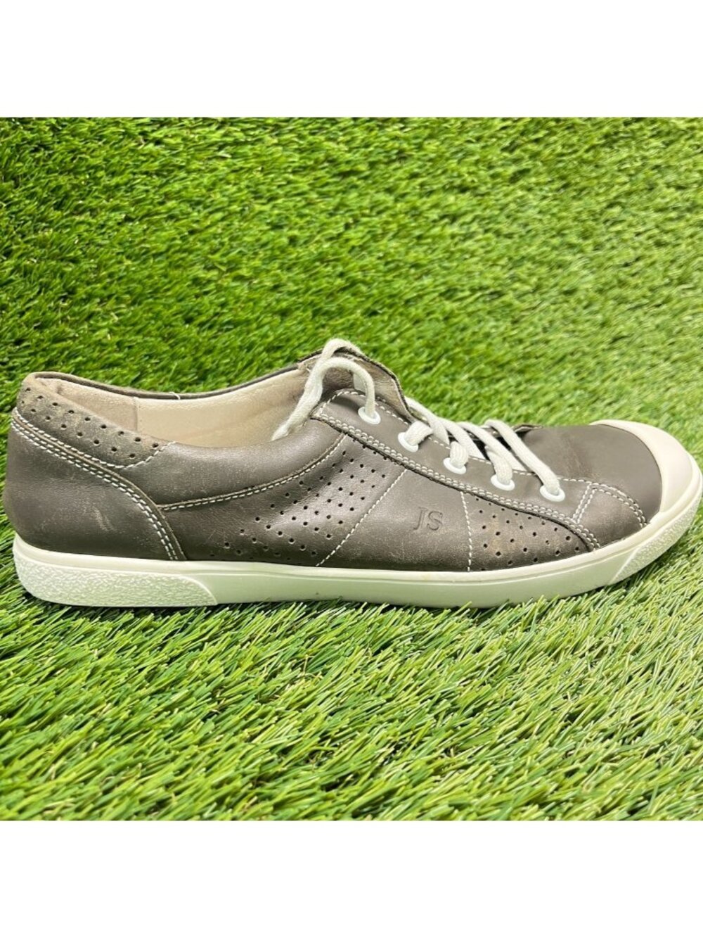 Josef Seibel Lilo 13 Womens Size 9 Gray Casual Leather Fashion Shoes Sneakers